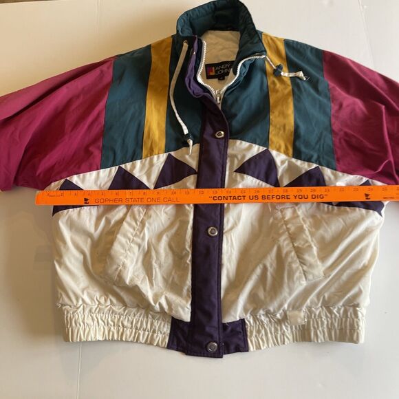 Vintage ANDY JOHNS Winter Coat Womens Sz M Colorful Retro 90’s Ski *READ - Picture 11 of 16